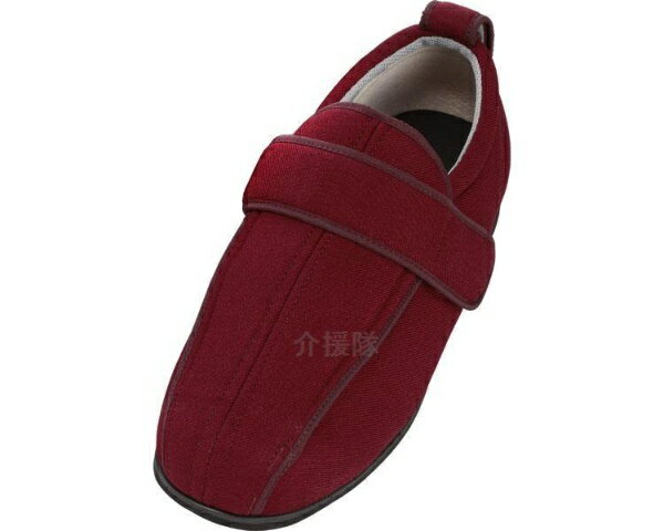 ケアフル　7030　7E　片足/M　ワイン　左足