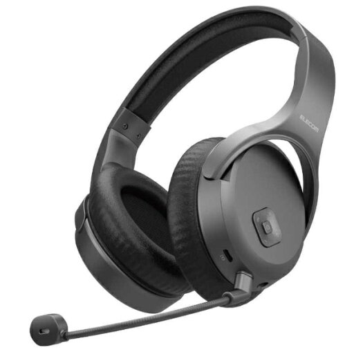 エレコム 無線ヘッドセット/2.4GHzワイヤレス/オーバーヘッド型/マイクアーム付き/USB-Aアダプタ付/両耳/ブラック HS-HPW01BK エレコム 無線ヘッドセット/2.4GHzワイヤレス/オーバーヘッド型/マイクアーム付き/USB-Aアダプタ付/両耳/ブラック HS-HPW01BK