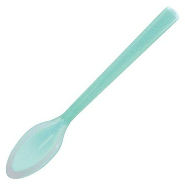 口あたりやさしいスプーン　一体深型・大/KU-07　ブルー