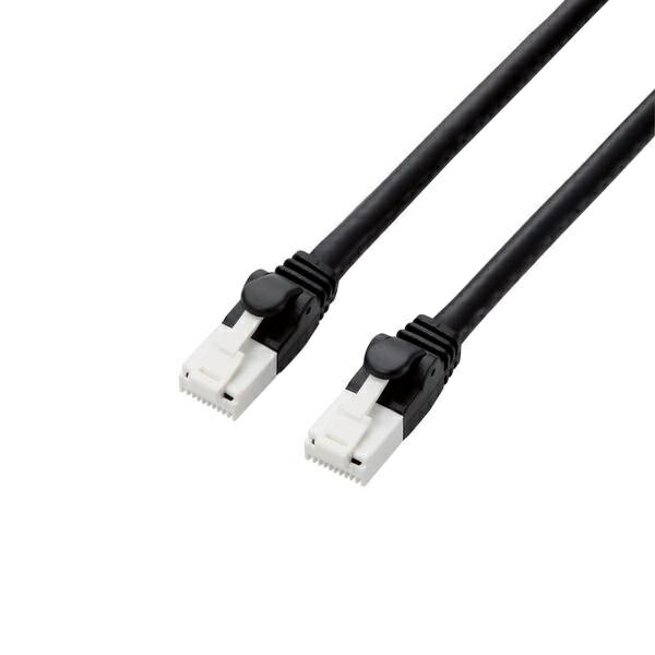 ELECOM(エレコム)LANケーブル スタンダードタイプ CAT6A対応 ヨリ線 ツメ折れ防止タイプ 長さ2m