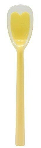 口あたりやさしいスプーン　一体型・ラージ/KU-05　イエロー