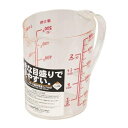 【T】ベジライブ 大きい目盛耐熱計量カップ500ml パール金属 CC-1053