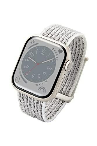 エレコム Apple Watch用ファブリックバンド (41/40/38mm) AW-41BDFBWH エレコム Apple Watch用ファブリックバンド (41/40/38mm) AW-41BDFBWH