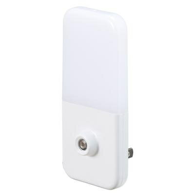 YAZAWA(ヤザワ)明暗LEDセンサーライト ホワイト NASN23WH