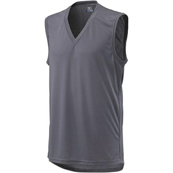 MIZUNO(ミズノ) アイスタッチスリーブレスシャツ（旧品番：445119）　チャコールグレー　LL（2L）