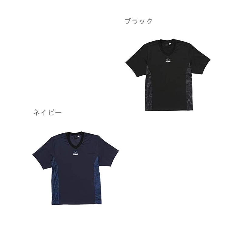 ***@ピステカモコンビSS Vネック********* MK XM23MJ0S02 ブラック ネイビー