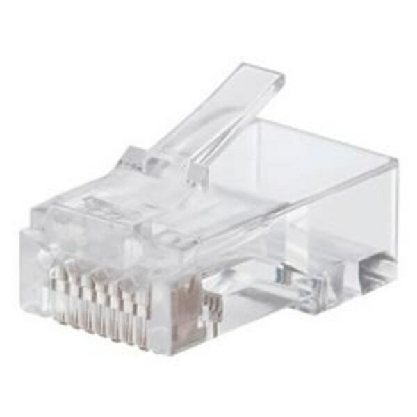 エレコム RJ45コネクタ/CAT6・CAT6A対応/単線・ヨリ線対応/100個入り LD-6RJ45T100