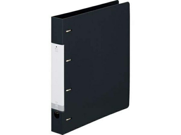 リヒトラブ　リクエスト　D型リングファイル　A4タテ　4穴　300枚収容　30mmとじ　背幅41mm　黒　G1270..