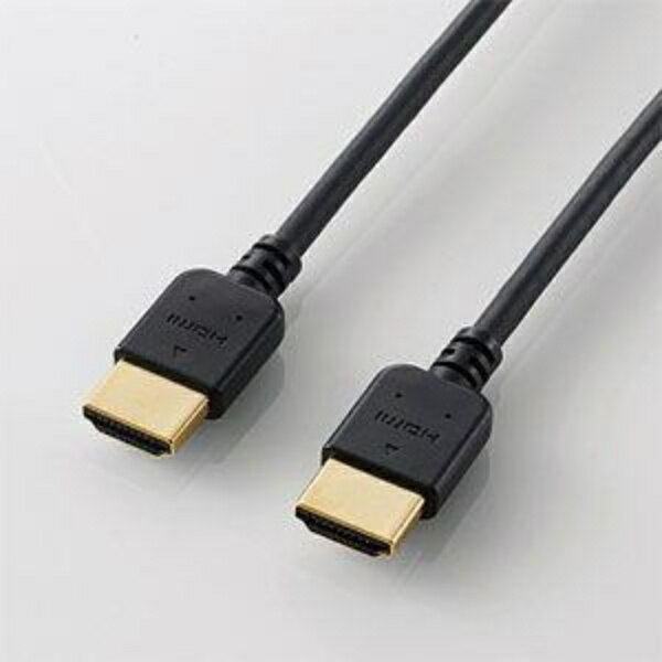 エレコム HDMIケーブル イーサネット対応 やわらか 1.5m DH-HD14EY15BK
