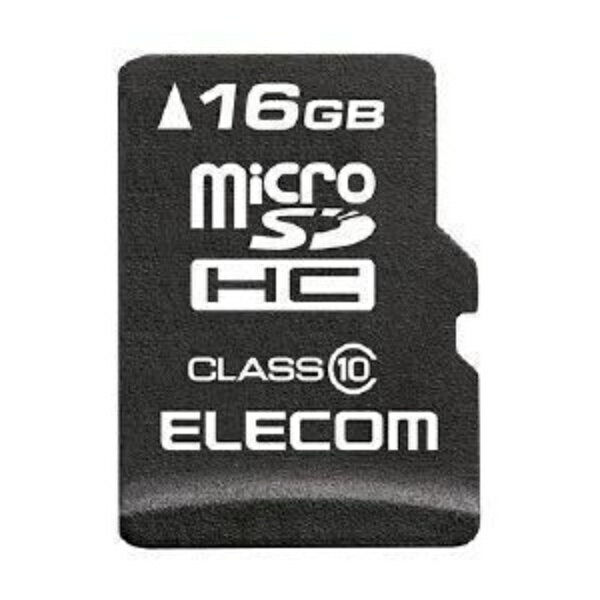 エレコム MicroSDHCカード/データ復旧サービス付/Class10/16GB MF-MSD016GC10R