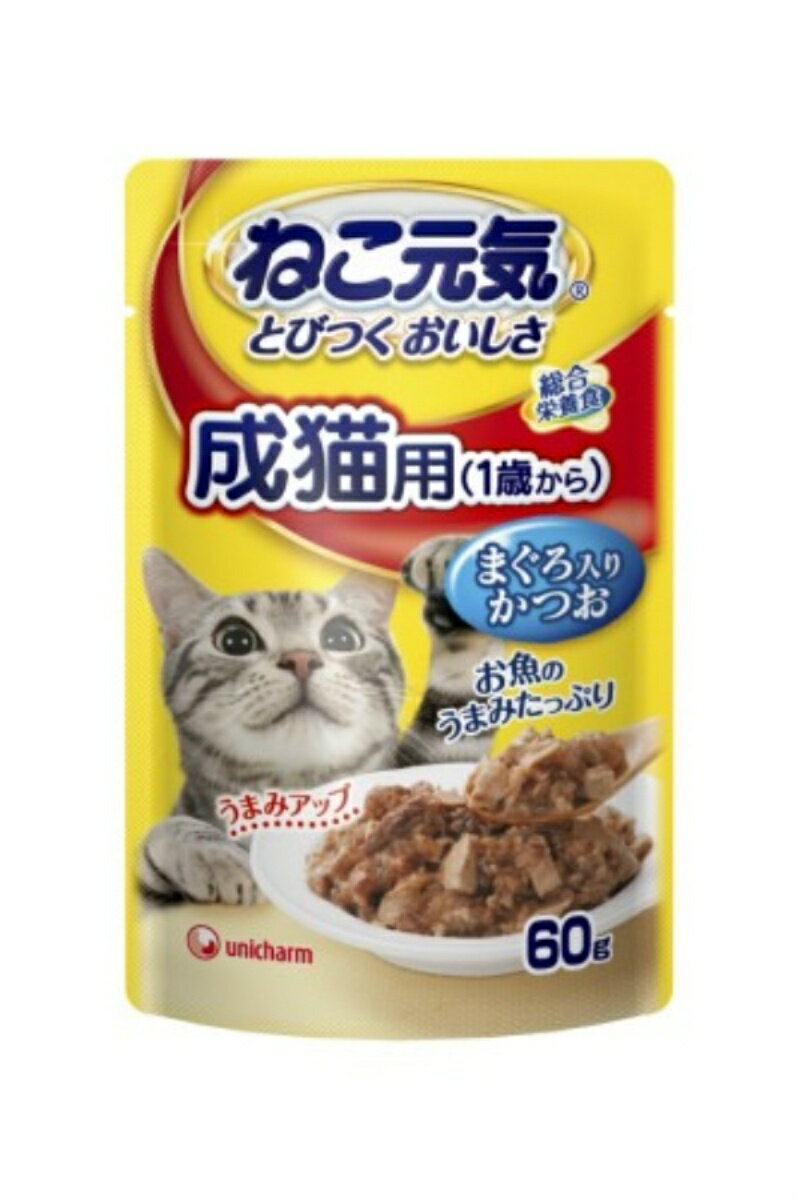 ねこ元気 総合栄養食 パウチ成猫用(