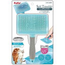 Self Trimmer(セルフトリマー) プッシュ掃除式 肌に優しいスリッカーブラシ ワイド(4)