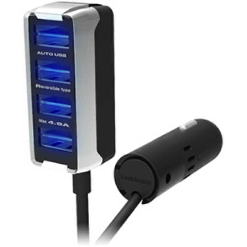 DC4．8AリバーシブルUSB4ポート自動判定 セパレート