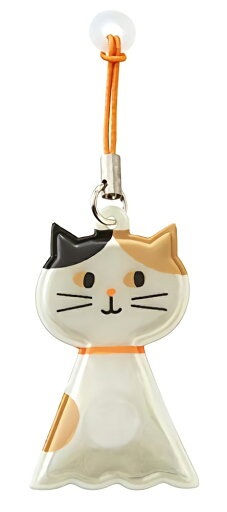 傘ピタ リフレクター てるてるネコ マグネット チャーム 反射板 傘ピタ リフレクター てるてるネコ マグネット チャーム 反射板