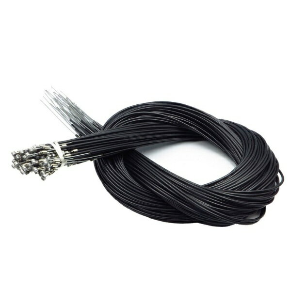 ブレーキワイヤー(ライナー入) バラx50本 ブラック 2000-2200mm
