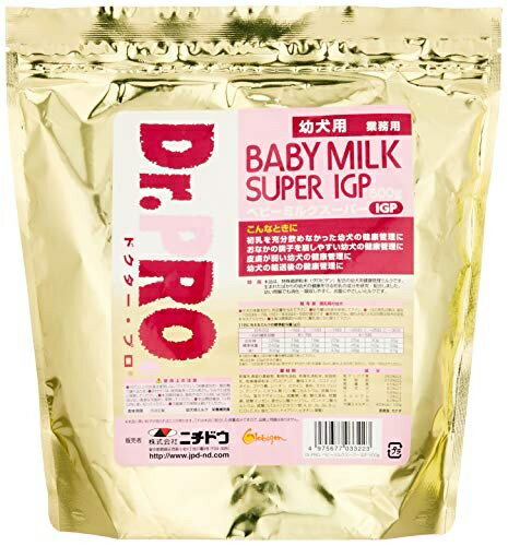 幼犬用 500g Dr.PRO ニチドウ ベビーミルクスーパーIGP 52104033