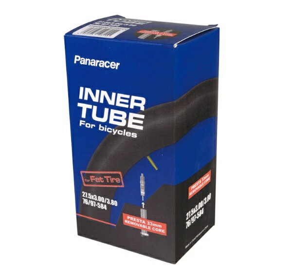 サイクルチューブ 27.5（650B）×3.0-3.8 2ピースバルブ 仏式33mm