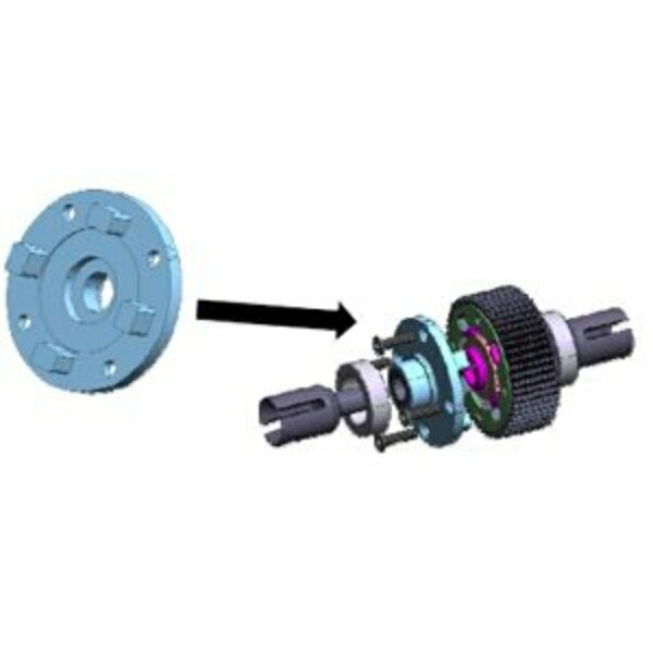 TA06 タミヤ アルミギヤデフカバー OP.1602 ホップアップオプションズ 54602 54602 タミヤ