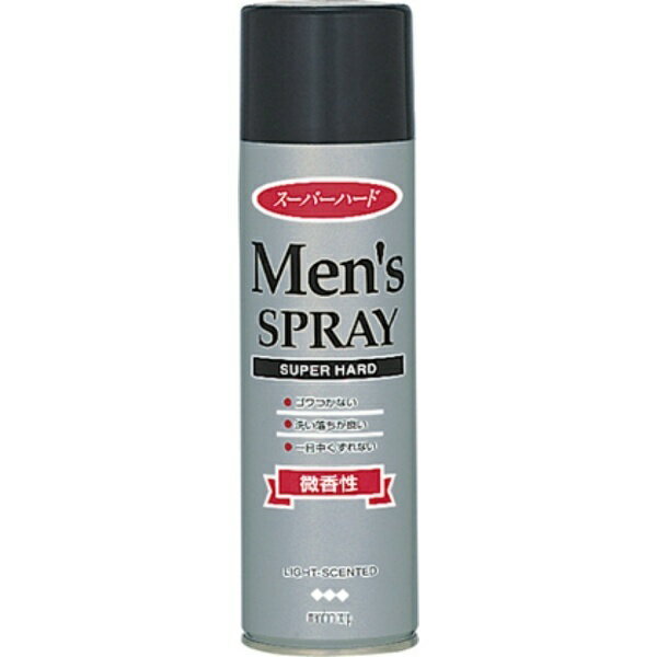 マンダム メンズヘアスプレー スーパーハード 微香性