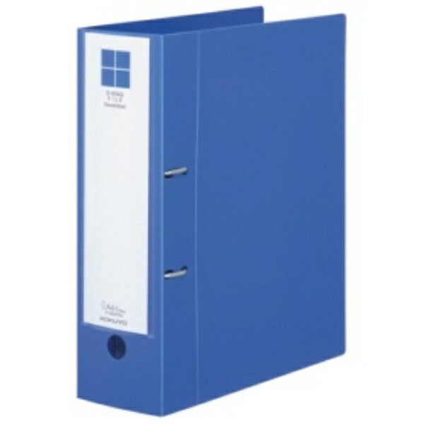 コクヨ Dリングファイル＜スムーススタイル＞ A4タテ 700枚収容 背幅95mm 青 フ－UDS470B 1冊