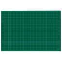 ライオン事務器 カッティングマット 再生PVC製 片面使用 300×220×3mm グリーン CM−30H 1枚