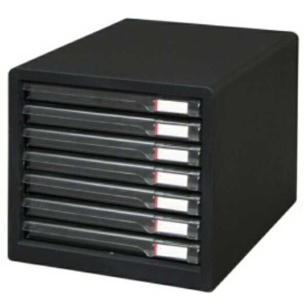 アイリスオーヤマ レターケース A4タテ スリム7段 ダークグレー L−7SR 1台