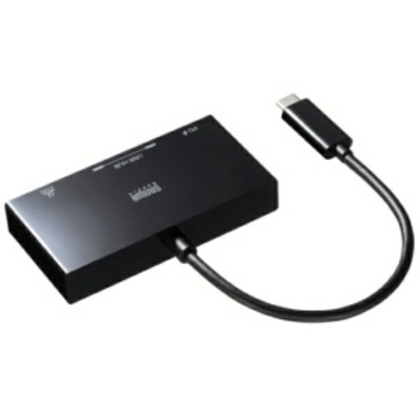 掠ץ饤 USB TypeCϥդ ӥåLANץPDбUSB TypeCݡդ ֥å USB3TCH20BK 1