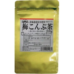 ますぶち園 北海道産昆布使用梅こんぶ茶 200g 1袋