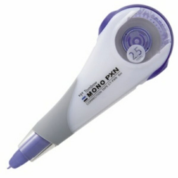 トンボ鉛筆 修正テープ モノPXN2.5 本体 2.5mm幅×6m 紫 CT−PXN2.5 1個