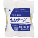 ニチバン 産業用セロテープ 大巻 12mm×35m 4051P−12 1巻
