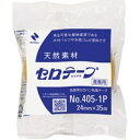 ニチバン 産業用セロテープ 大巻 24mm×35m 4051P−24 1巻