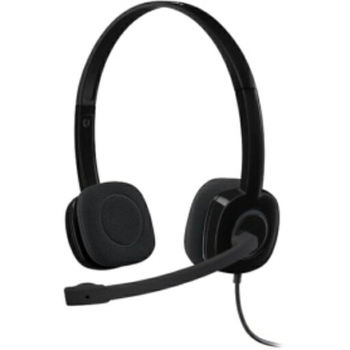 ロジクール ステレオヘッドセット H151 ブラック H151R 1個 ロジクール ステレオヘッドセット H151 ブラック H151R 1個