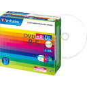 バーベイタム データ用DVD+R DL 8.5GB 8倍速 ワイドプリンタブル 5mmスリムケース DTR85HP10V1 1パック(10枚)(2)