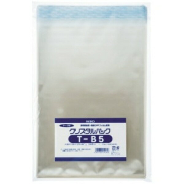 HEIKO(ヘイコー) クリスタルパック T（テープ付） T−B5 0．03×195×270＋40mm ＃6743100 1パック（100枚）