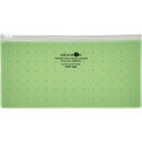リヒトラブ AQUA DROPs クリヤーケース PEN(通帳) 黄緑 F-5301-6 1枚