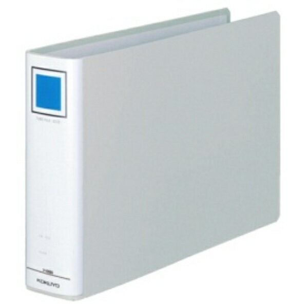 コクヨ チューブファイル（エコ） 片開き A4ヨコ 500枚収容 50mmとじ 背幅65mm シルバー フ−E655C 1冊