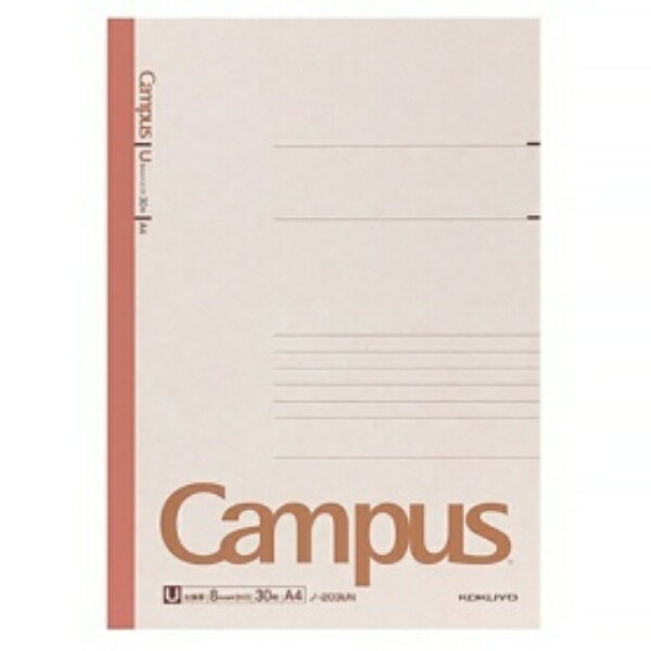 コクヨ キャンパスノート（太横罫） A4 U罫 30枚 ノ−203U 1冊