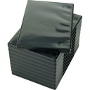ナガセテクノサービス CD/DVD M−ロックケース ブラック FD1001TLB10 1パック(10枚)(2)