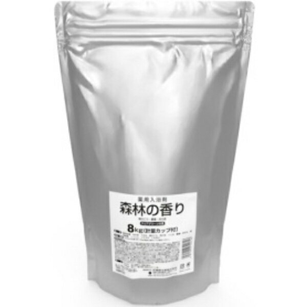 紀陽除虫菊 業務用入浴剤 森林の香り 8kg（計量カップ付き） 1パック