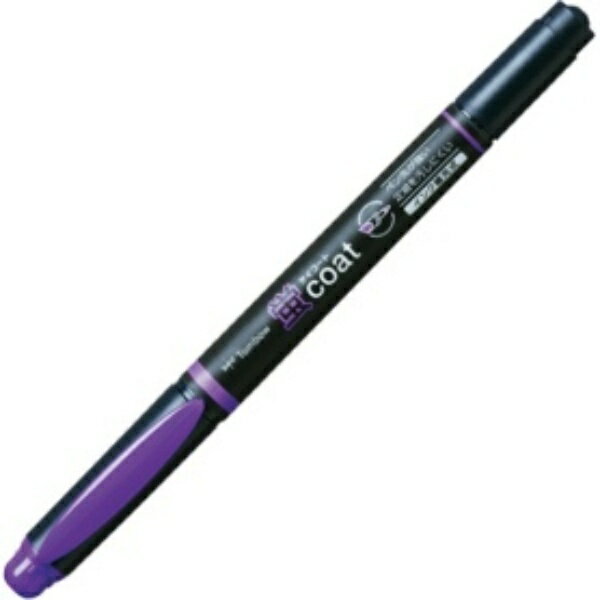 トンボ鉛筆 蛍コート ツインタイプ むらさき WA−TC97 1本