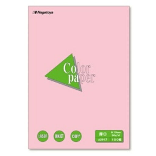 長門屋商店 Color Paper(カラーペーパー) A3 厚口 桃 C8035ナ−1321 1冊(100枚) 長門屋商店 Color Paper(カラーペーパー) A3 厚口 桃 C8035ナ−1321 1冊(100枚)