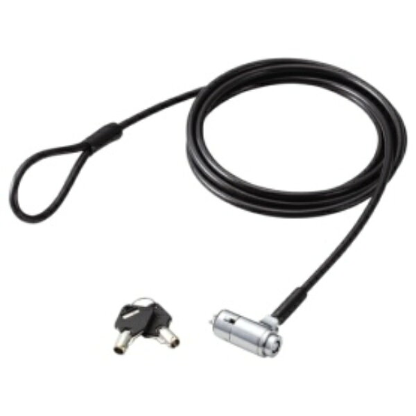 エレコム 3軸首振りセキュリティワイヤーロック ESL−30 1パック