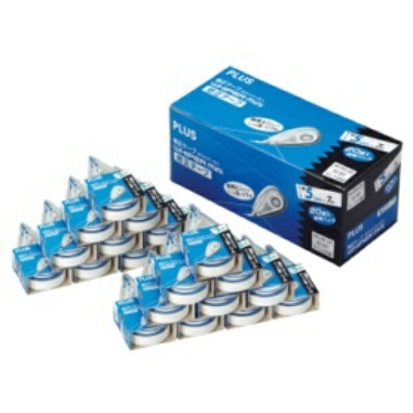 プラス 修正テープ ホワイパーミニ 5mm幅×7m ブルー WH−505−20P 1箱（20個）