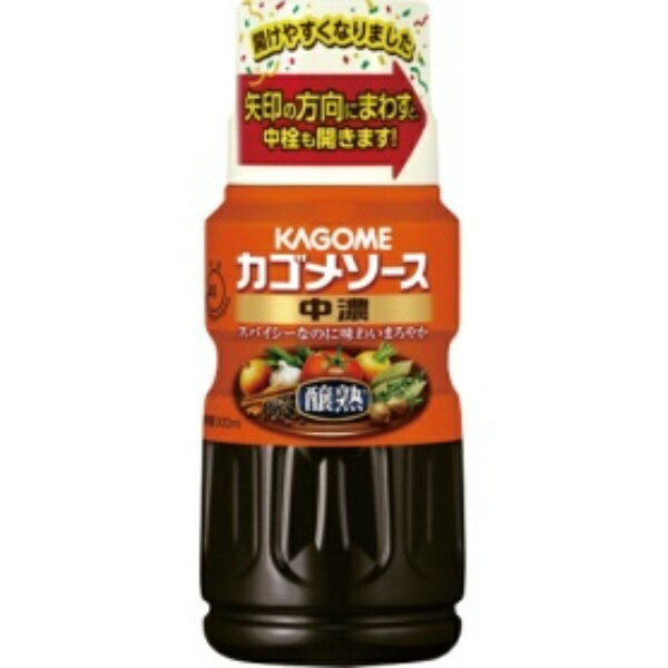 カゴメ 醸熟ソース 中濃 300ml 1本