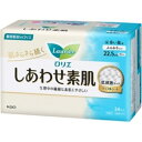花王 ロリエ しあわせ素肌 ふんわりタイプ 多い昼用22.5cm 羽なし 1パック(24個)(4)