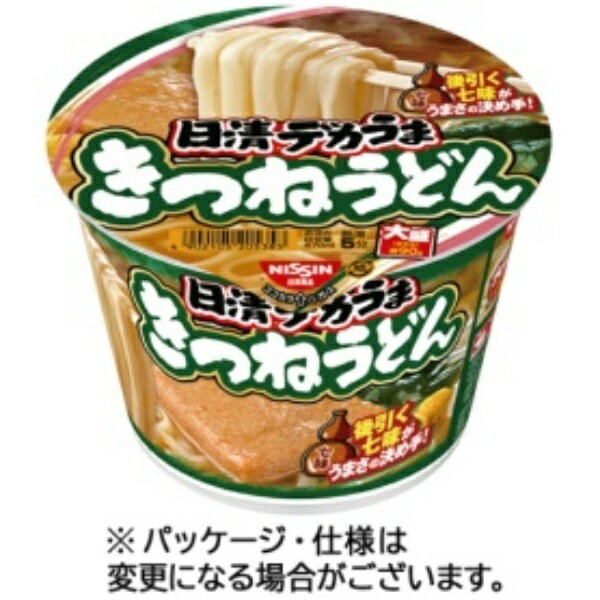 日清食品 日清デカうま きつねうどん 106g 1ケース(12食)