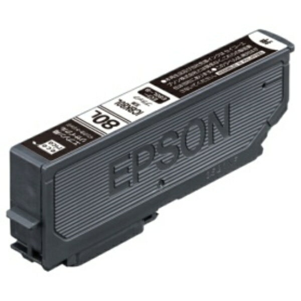 エコリカ リサイクルインクカートリッジ ブラック（染料） ［エプソン：ICBK80L互換］ ECI−E80L−B 1個