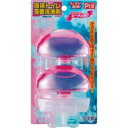 ライオンケミカル Pix 液体トイレ芳香洗浄剤 本体+替え ピーチの香り 1パック(3)