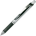 ぺんてる ゲルインクボールペン ノック式エナージェル 0.3mm 黒 (軸色:シルバー) BLN73-A 1本