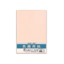 マルアイ 色画用紙 八ツ切 うすもも Pエ−N82RP 1パック(10枚)